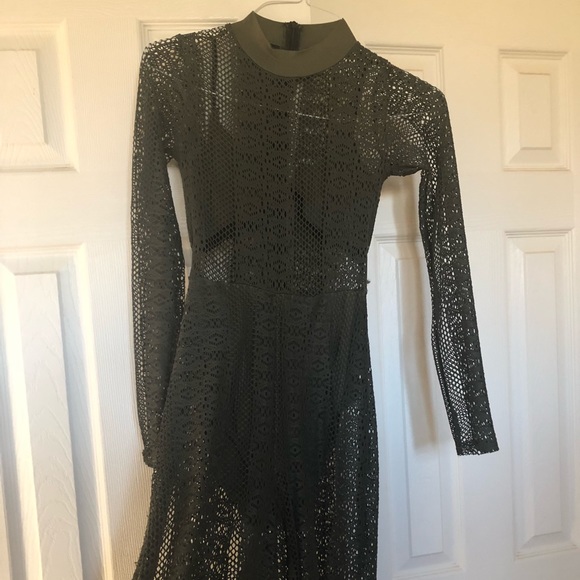 Olive Green Romper - Picture 2 of 5